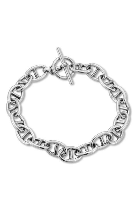 Sterling Silver Mariner Chain Bracelet