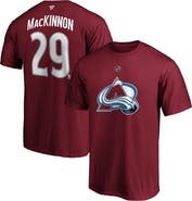 FANATICS Men's Fanatics Branded Nathan MacKinnon Burgundy Colorado Avalanche Big & Tall Name & Number T-Shirt