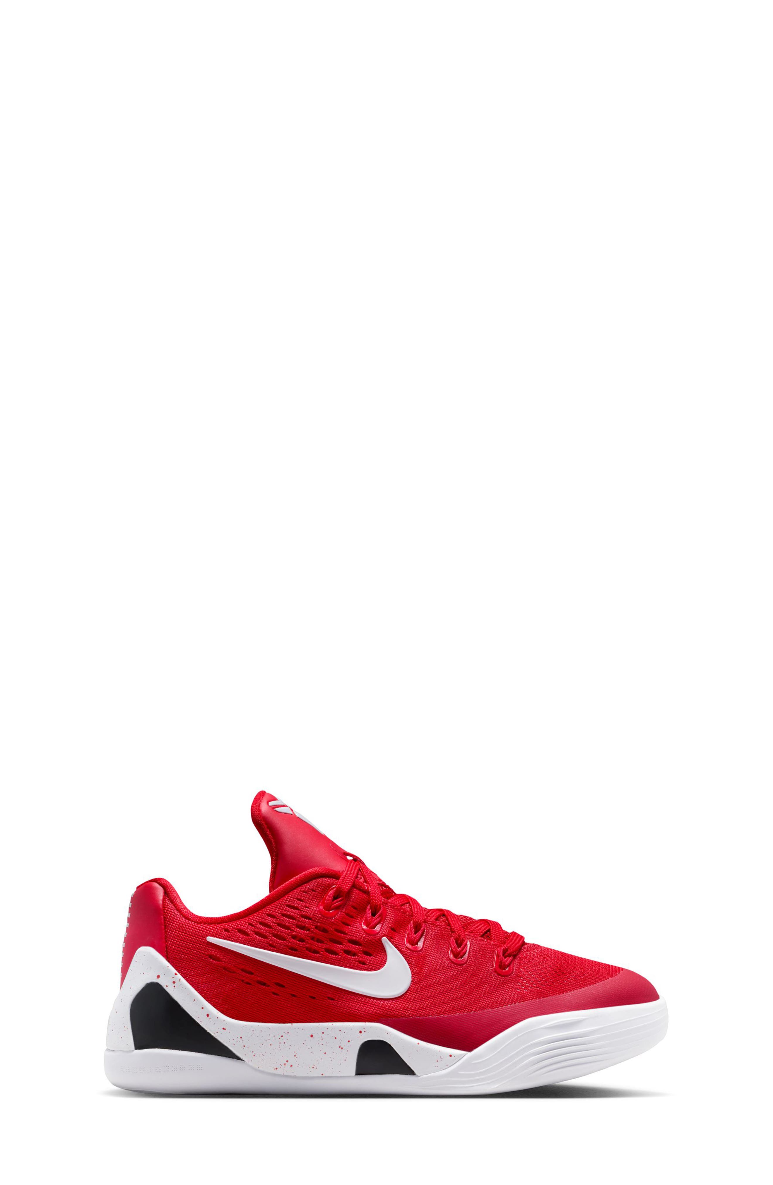 Nike Kids' Kobe 8 Basketball Shoe, Alternate, color, University Red/ White