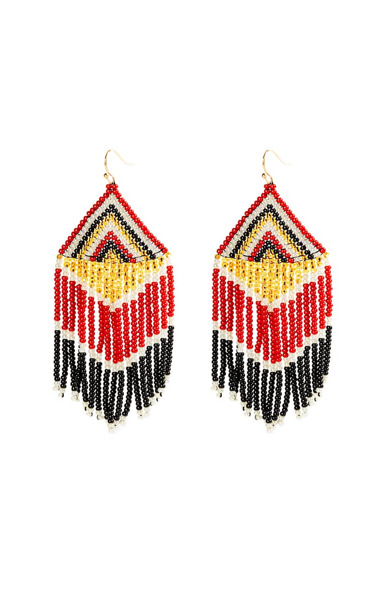Fosterie Fire Embera Earrings, Alternate, color, Fire