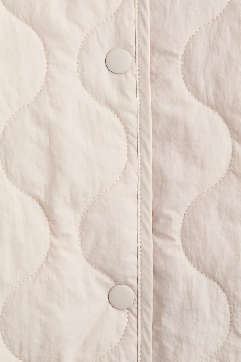 Quilted Nylon Jacket, Alternate, color, Powder pink