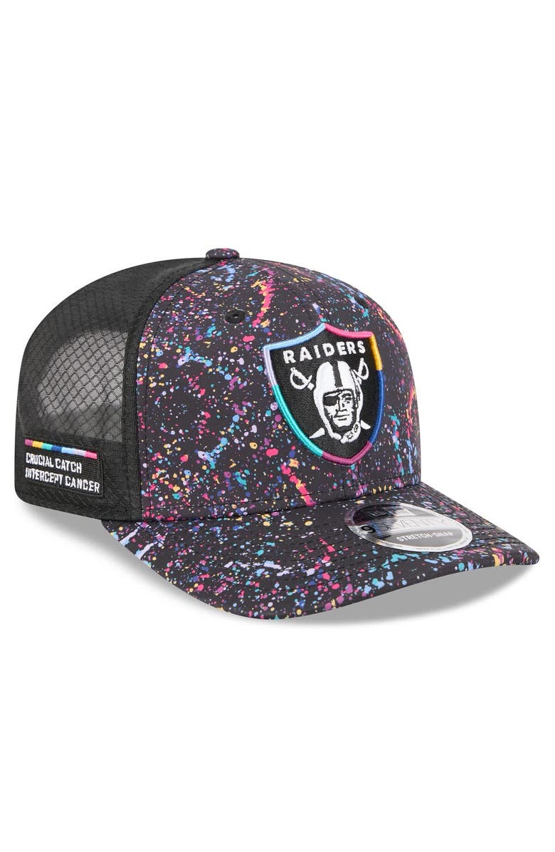 New Era Men
s New Era Black Las Vegas Raiders 2025 NFL Crucial Catch 9SEVENTY Adjustable Hat, Main, color, Black
