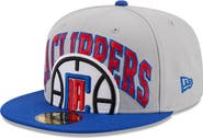New Era Men's New Era Gray/Royal LA Clippers Tip-Off Two-Tone 59FIFTY Fitted Hat