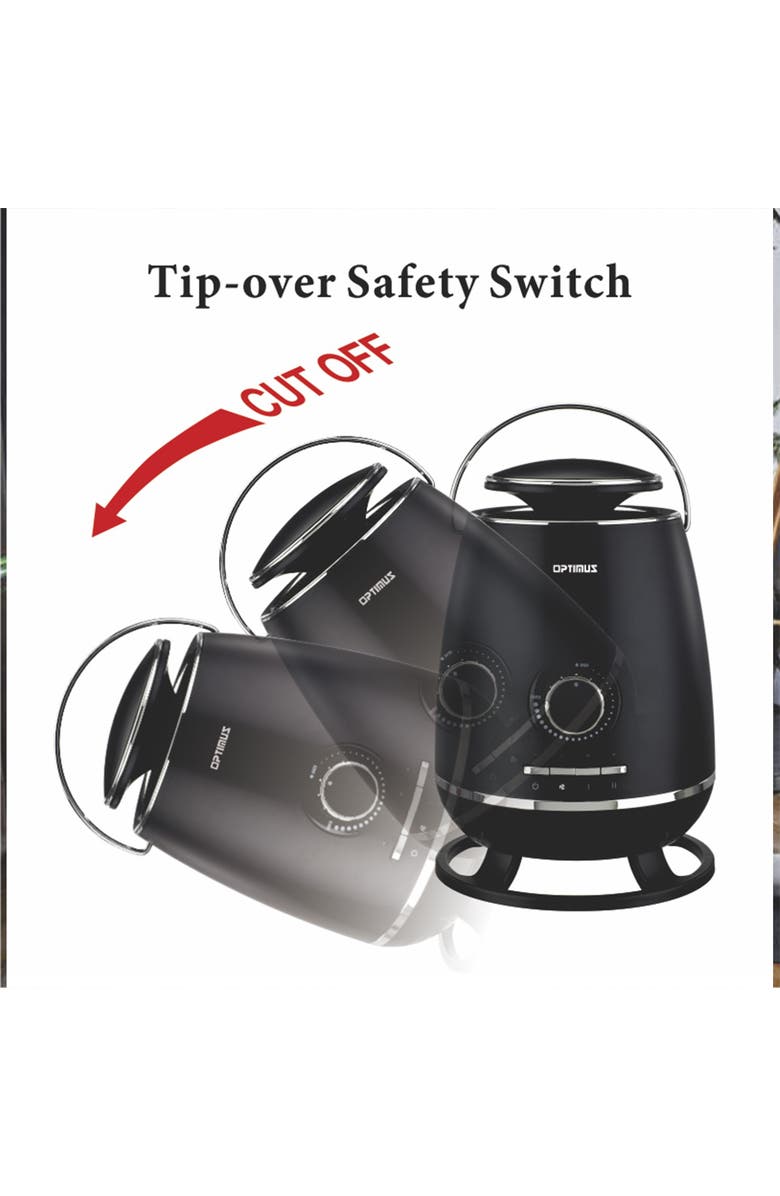 Optimus Portable 360 Surround Ceramic Heater w/ Thermostat, Alternate, color, 