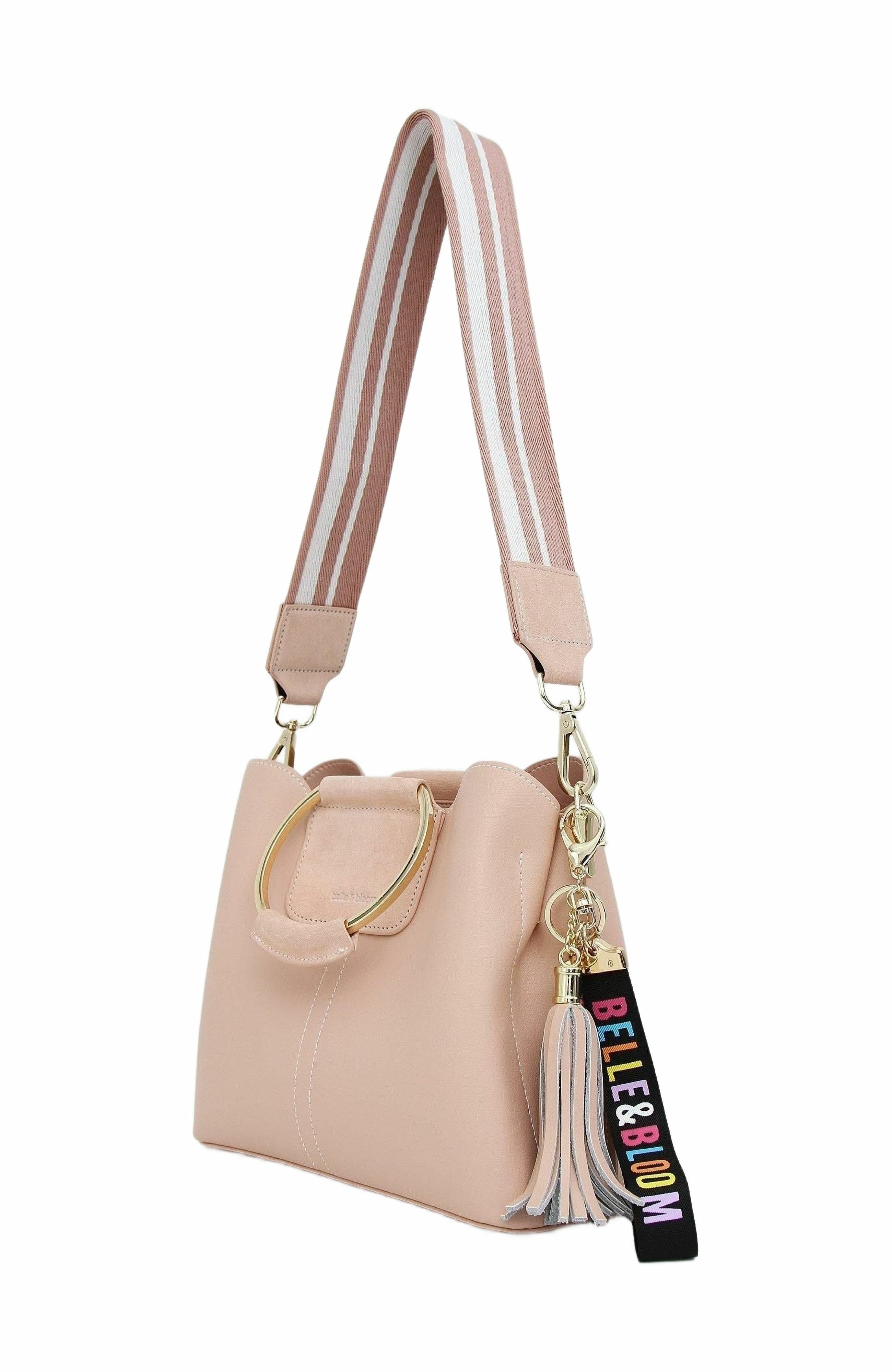 Twilight Leather Cross Body Bag, Alternate, color, DUSTY PINK