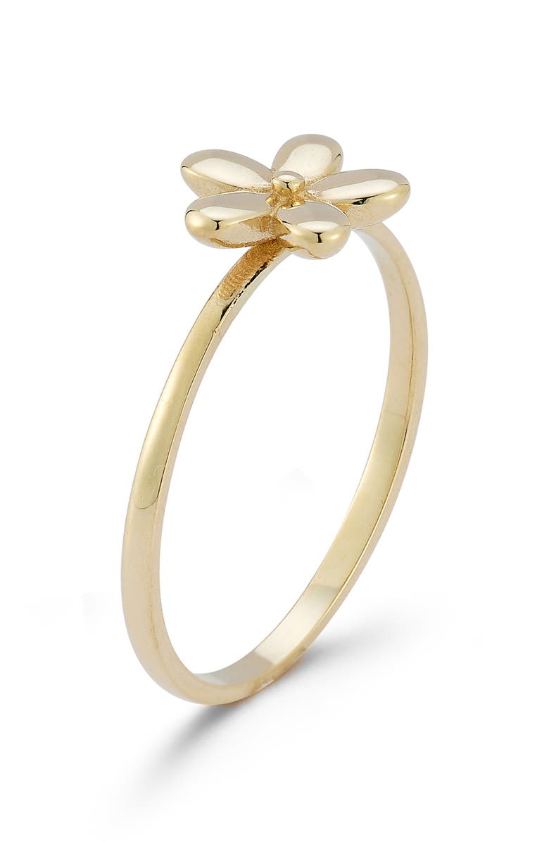 Ember Fine Jewelry Flower Ring, Alternate, color, Gold