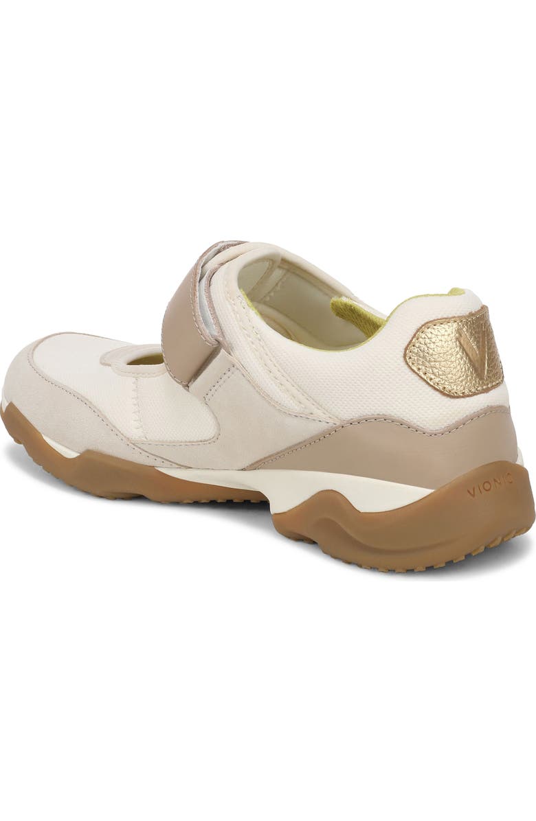 Vionic Walk Slim Giselle Mary Jane Sneaker, Alternate, color, Ivory