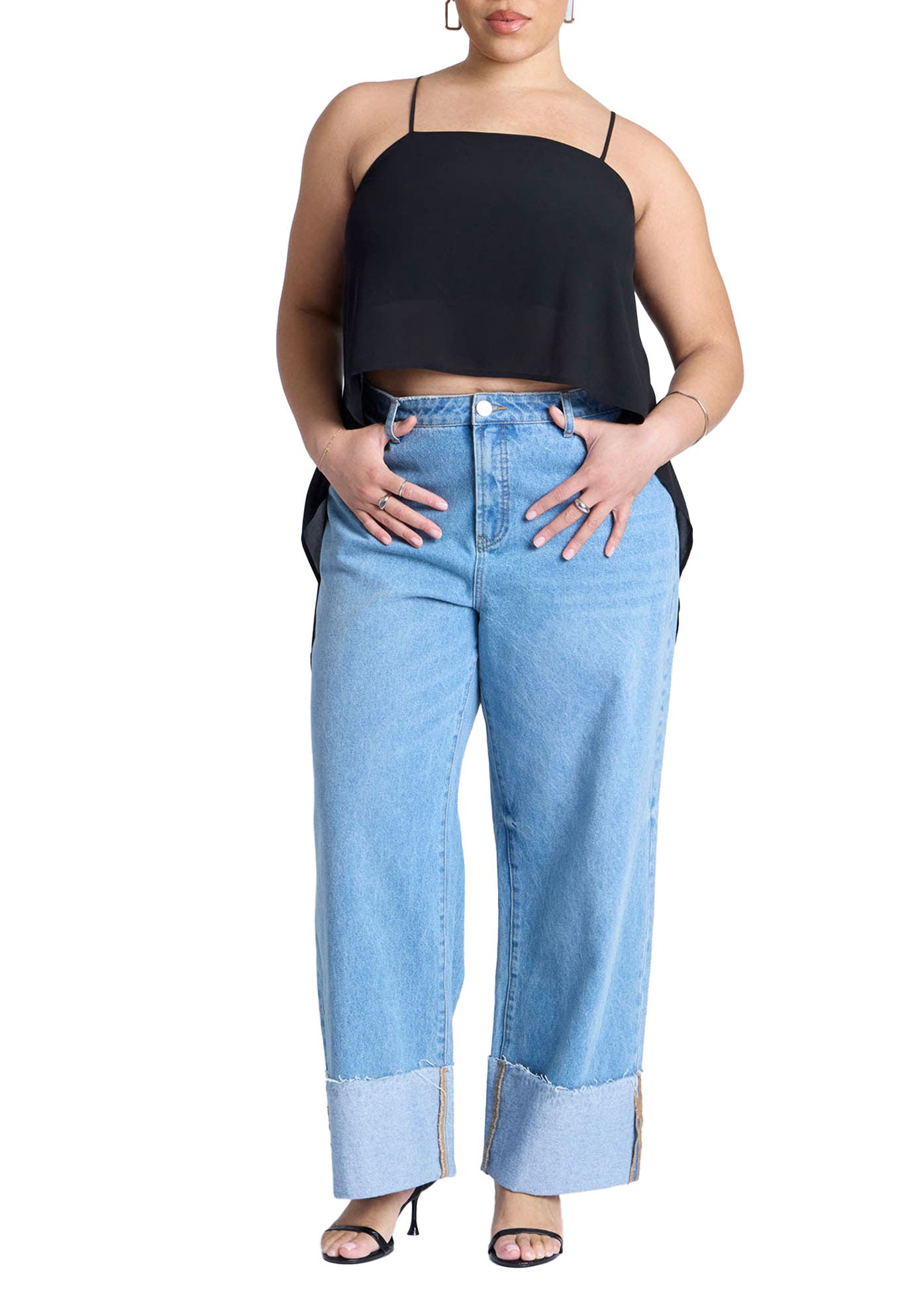 Cascading Crop Top