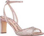 Nina Agnus Crystal Mesh Sandal