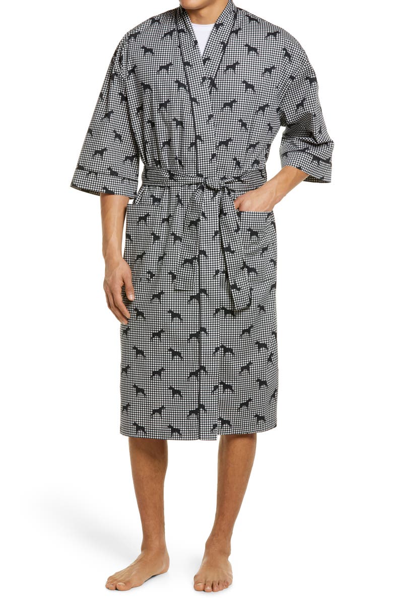 Majestic International Too Dog Tired Robe, Main, color,