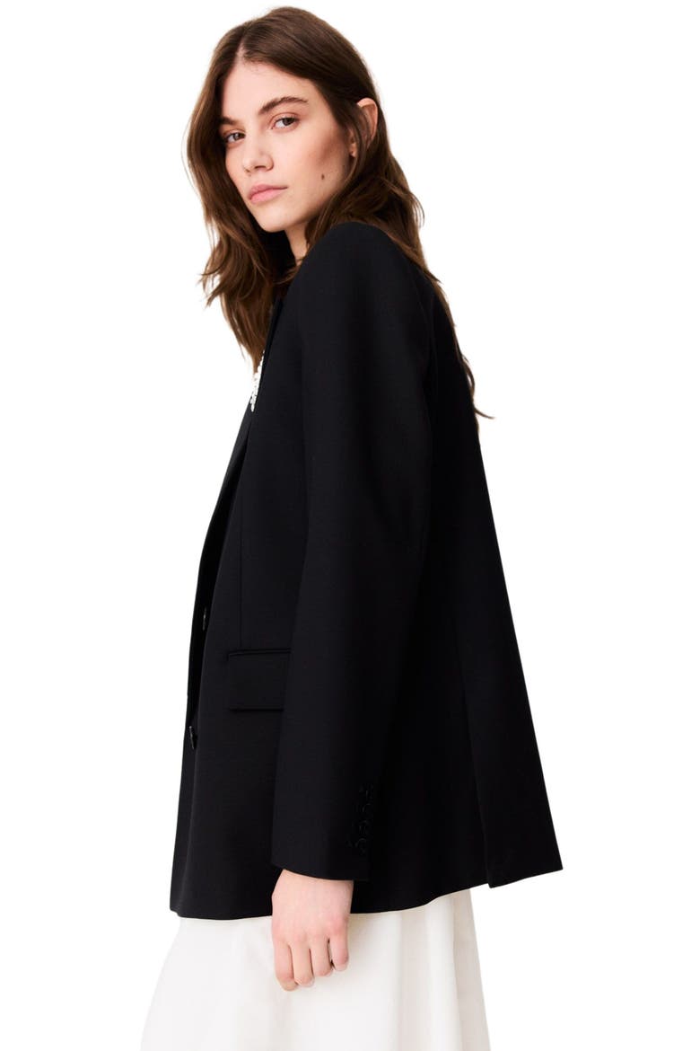 Double-breasted jacket, Alternate, color, Black