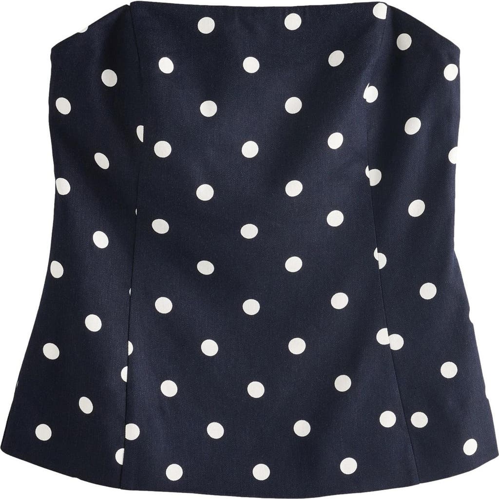 Next Textured Spot Strapless Top
