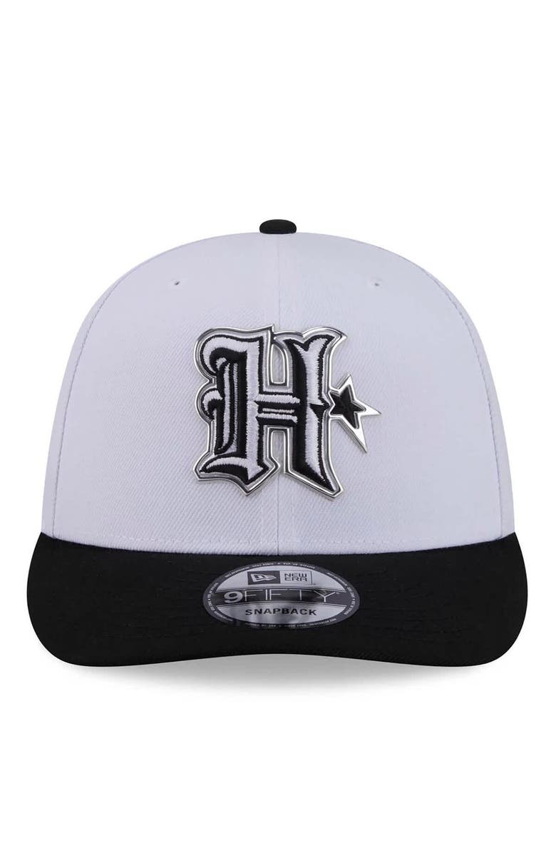 New Era Men's New Era  White/Black Houston Texans 2026 NFL Draft Pre-Curved 9FIFTY Snapback Hat, Alternate, color, White