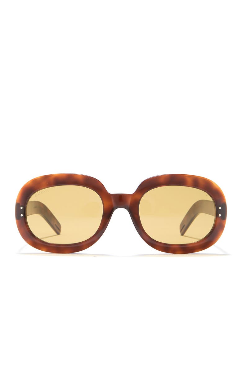 Gucci 56mm Oval Sunglasses, Alternate, color,