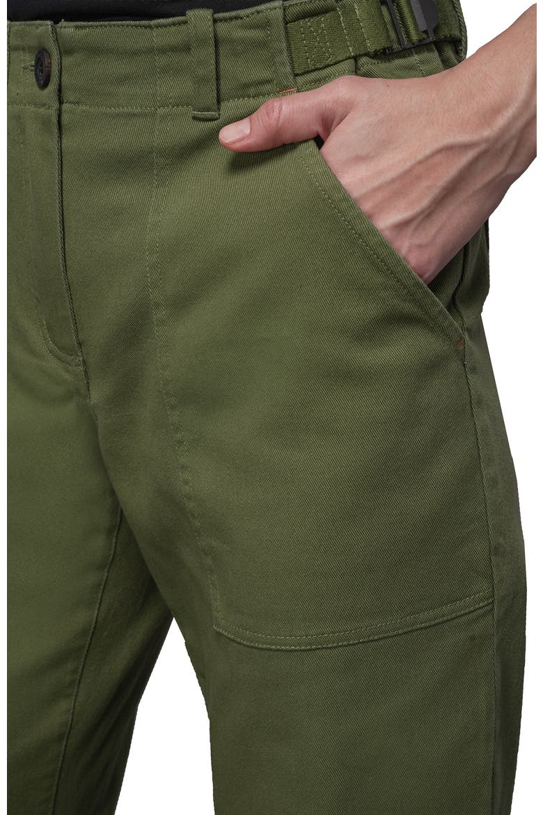The Essential Denim Utility Pant, Alternate, color, MOSS GREEN