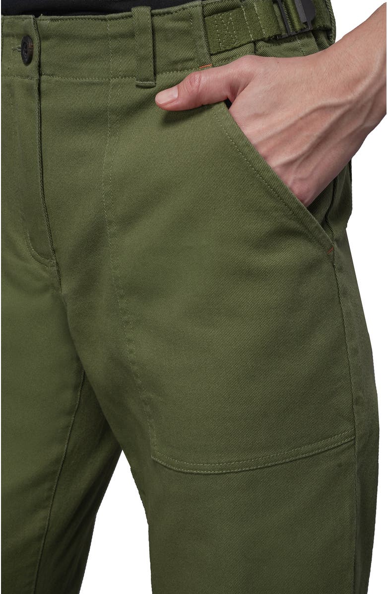 WILDFANG The Essential Denim Utility Pant, Alternate, color, Moss Green
