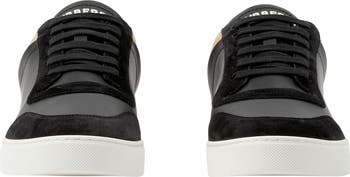 BURBERRY STEVIE スニーカー Burberry Stevie Leather & Canvas Check Sneaker (Men) | Nordstrom