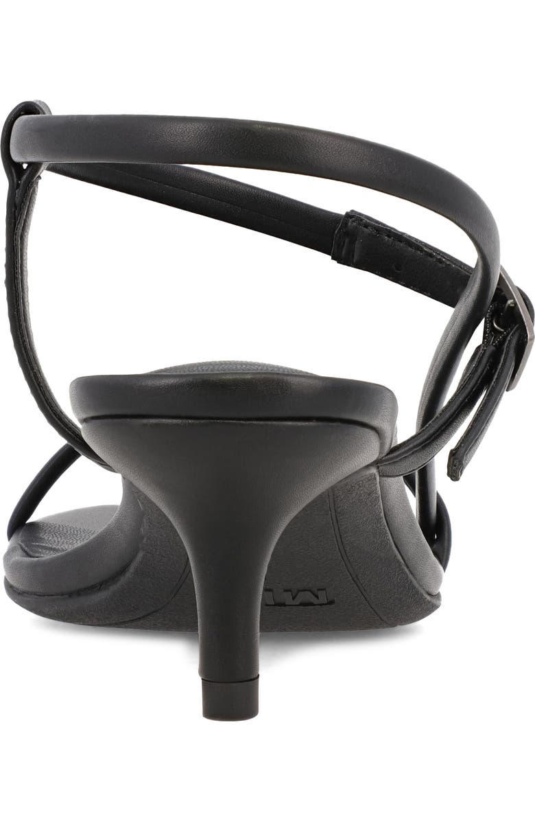 MIA Meleani Ankle Strap Kitten Heel Sandal, Alternate, color, Black