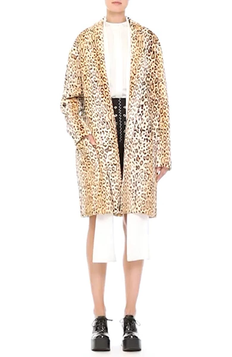 Ellery Little Me Ruffle Sleeve Blouse, Alternate, color, 