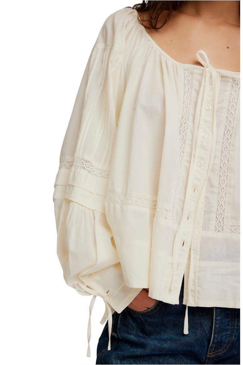 We The Free La Lune Cotton Top, Alternate, color, TOFU