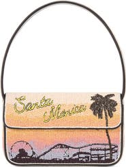 STAUD Tommy Beaded Shoulder Bag