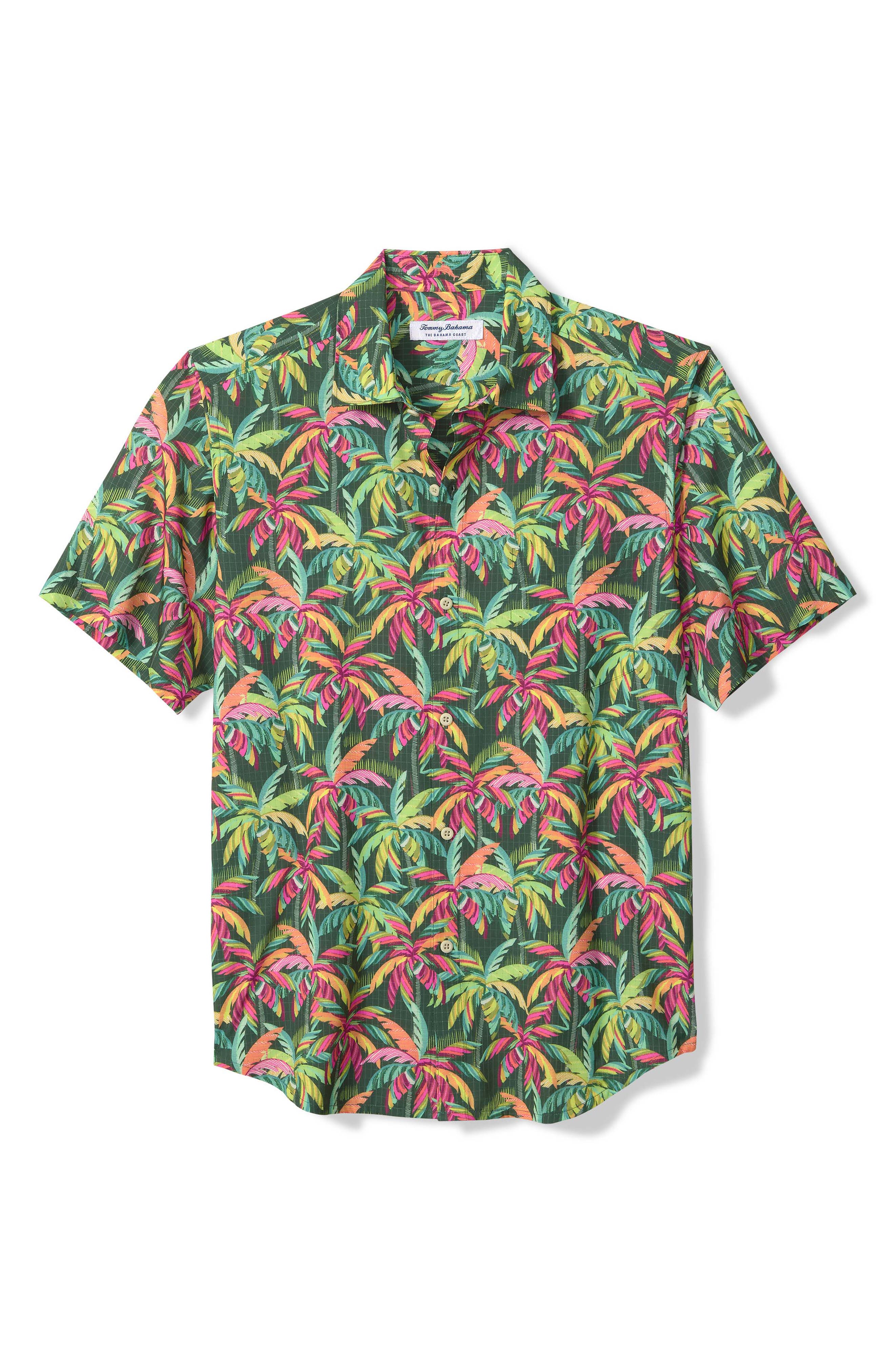 Tommy Bahama Bahama Coast Colorful Oasis IslandZone® Short Sleeve Button-Up Shirt