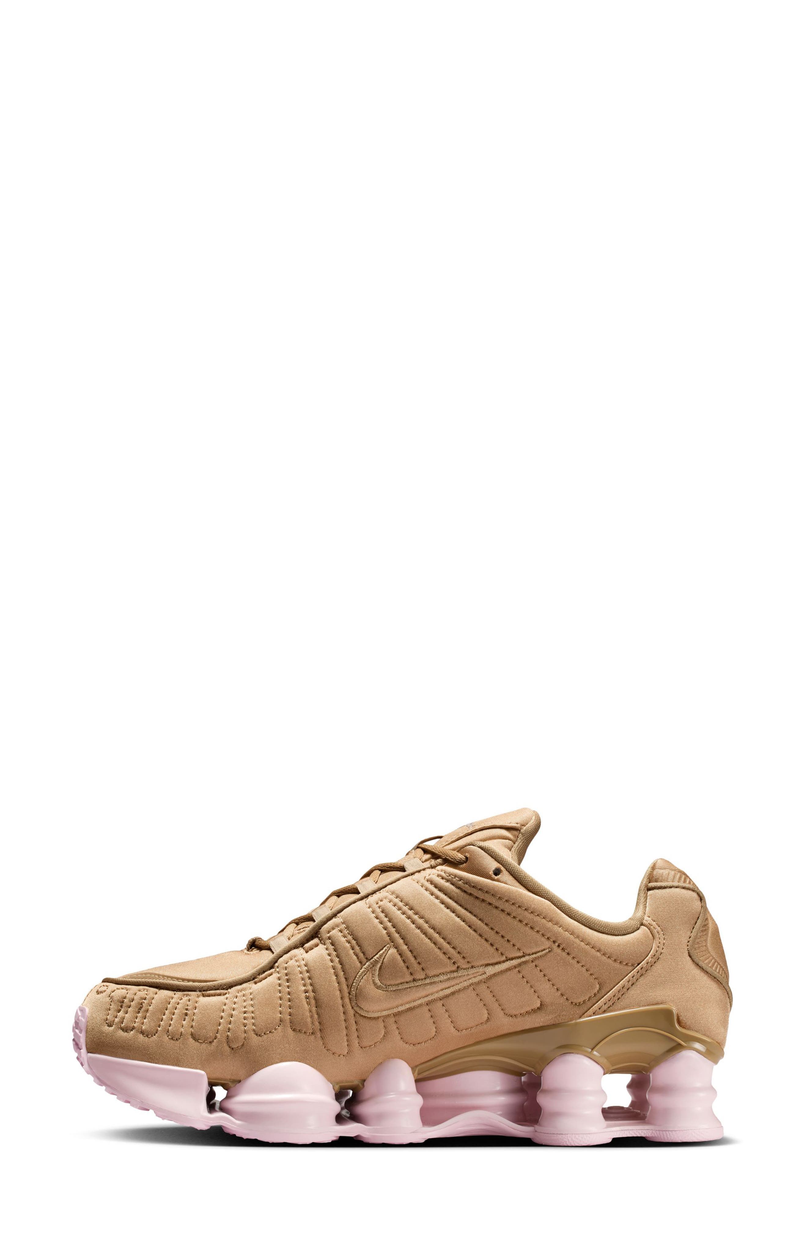 Shox TL Sneaker, Alternate, color, FILBERT/ FILBERT/ PINK FOAM