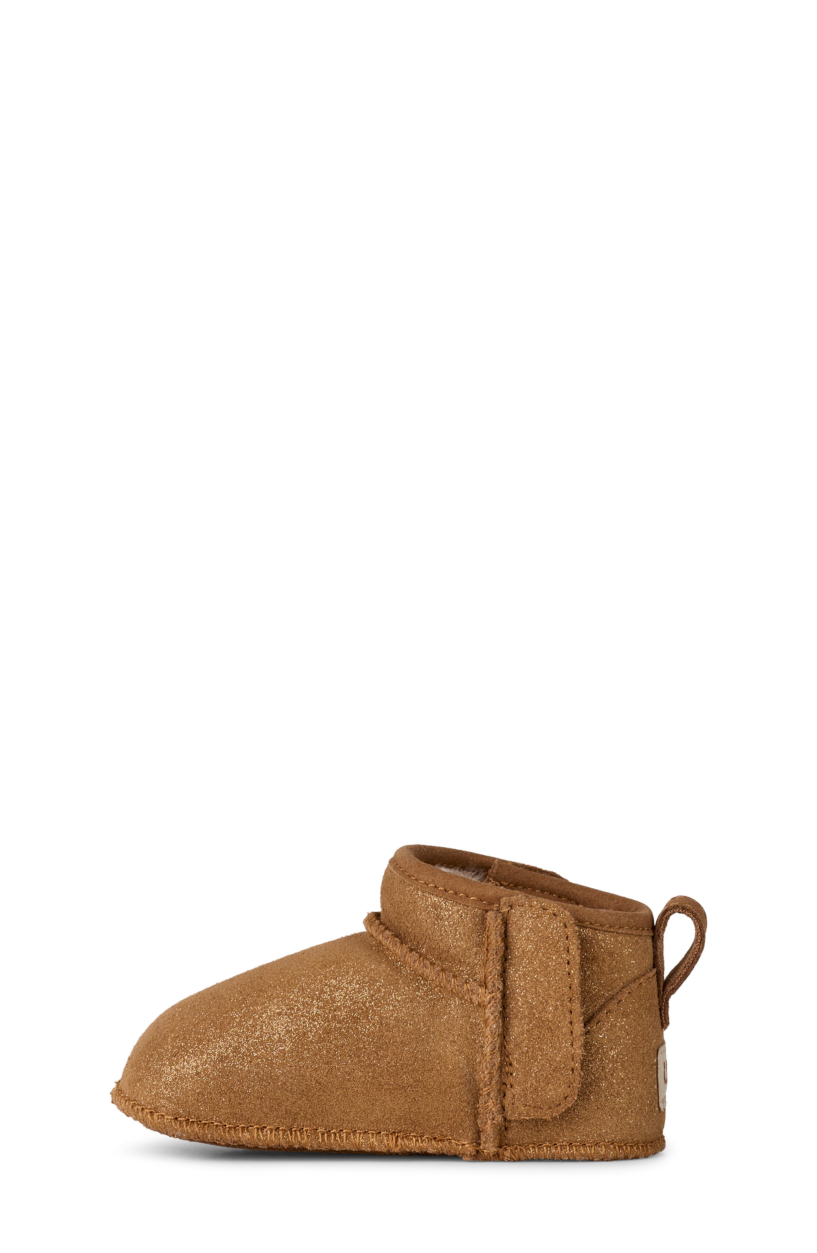 UGG<sup>®</sup> Kids' Classic Ultra Mini Dazzle Boot, Alternate, color, Chestnut