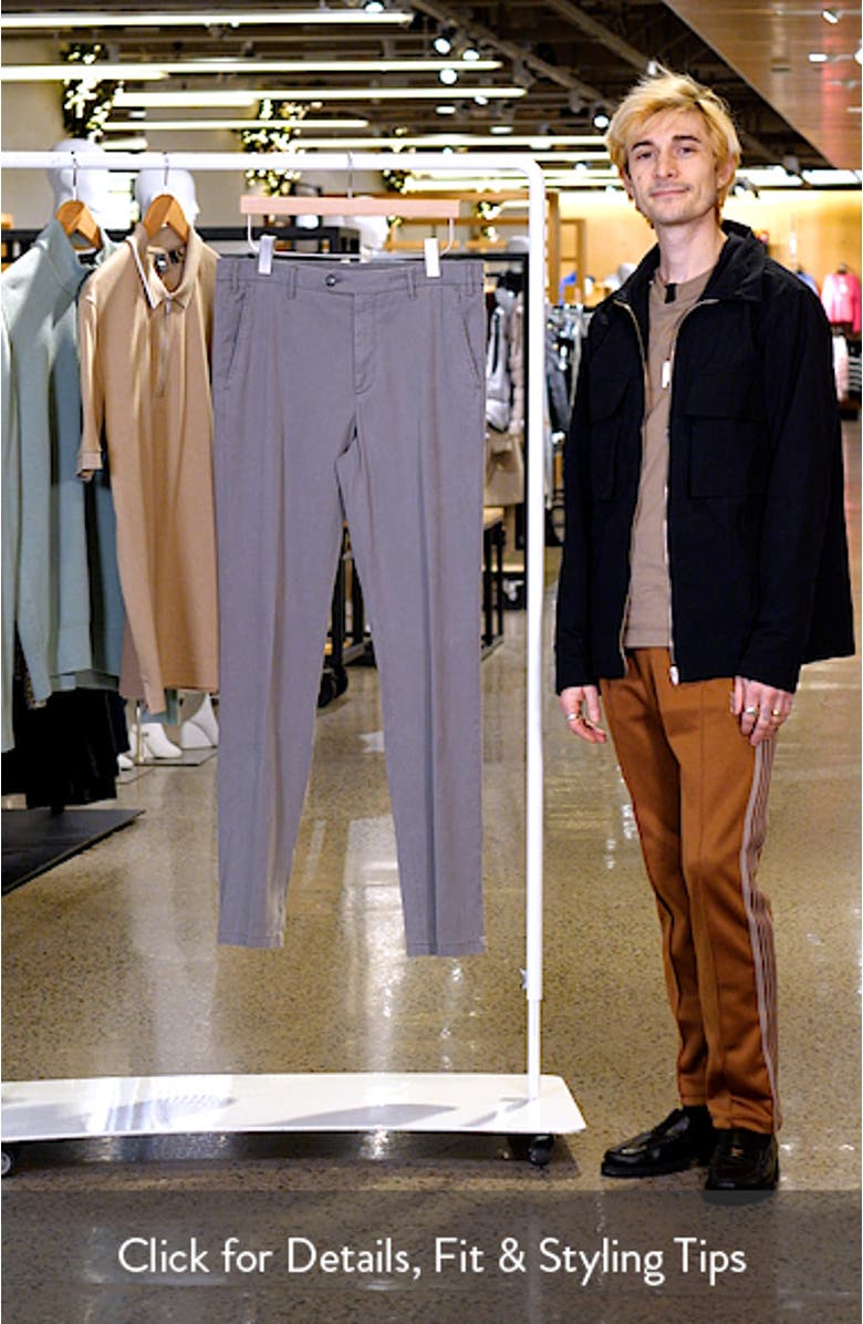 Regular Fit Flat Front Comfort Twill Pants, sales video thumbnail