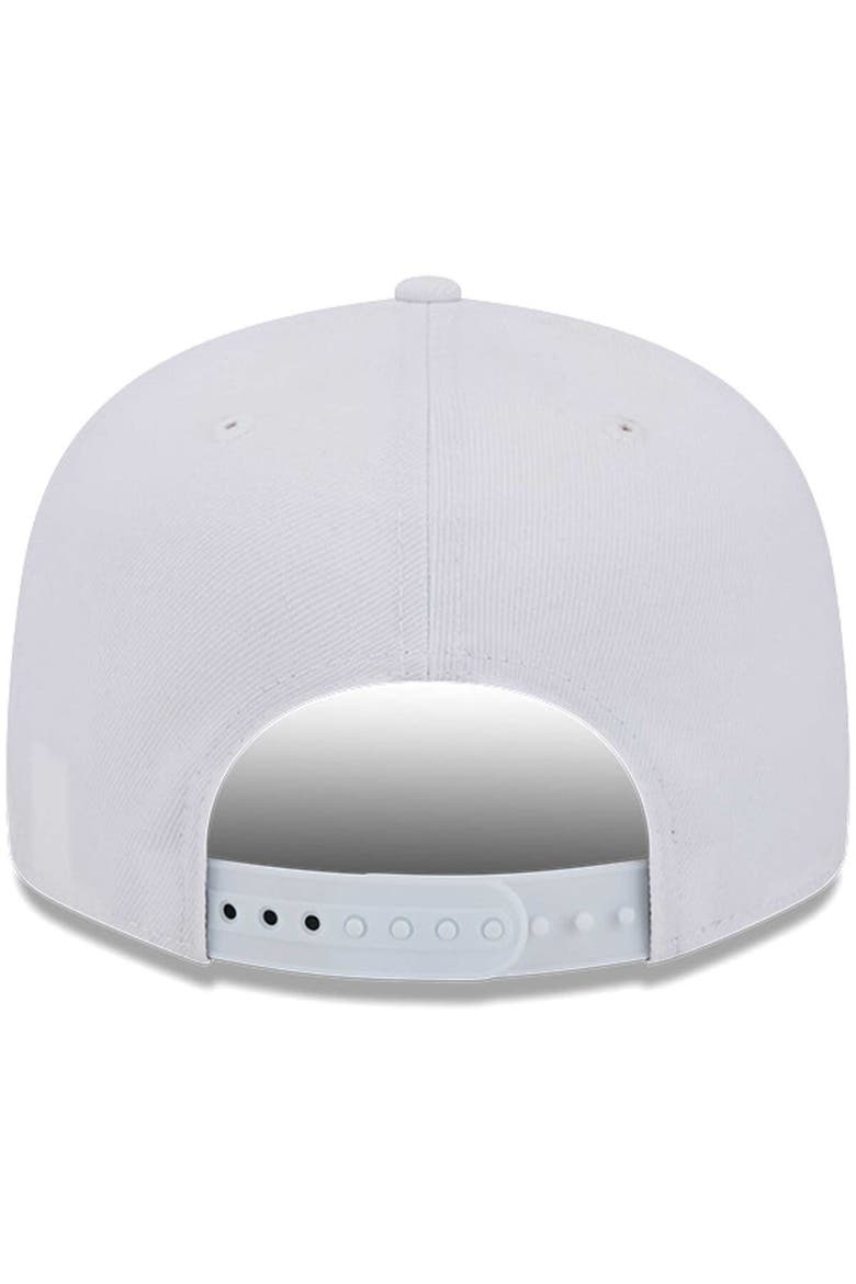 Men's New Era New England Patriots Main White on White 9FIFTY Snapback Hat, Alternate, color, White