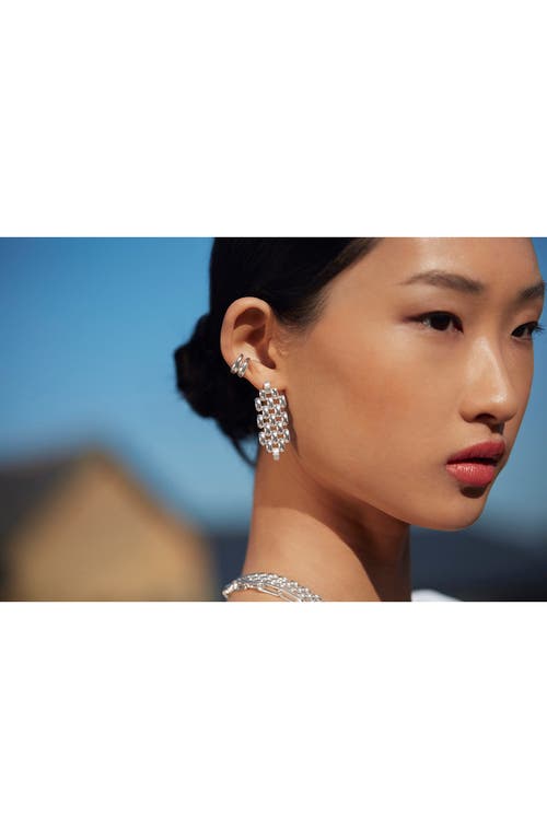 Monica Vinader Heirloom Chain Cocktail Drop Earrings In Metallic