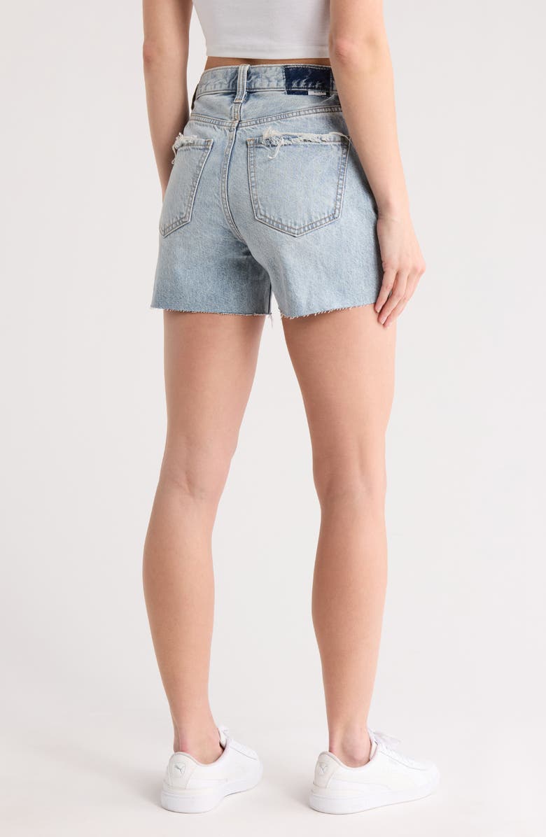 DAZE Daydreamer High Waist Cutoff Denim Shorts, Alternate, color,