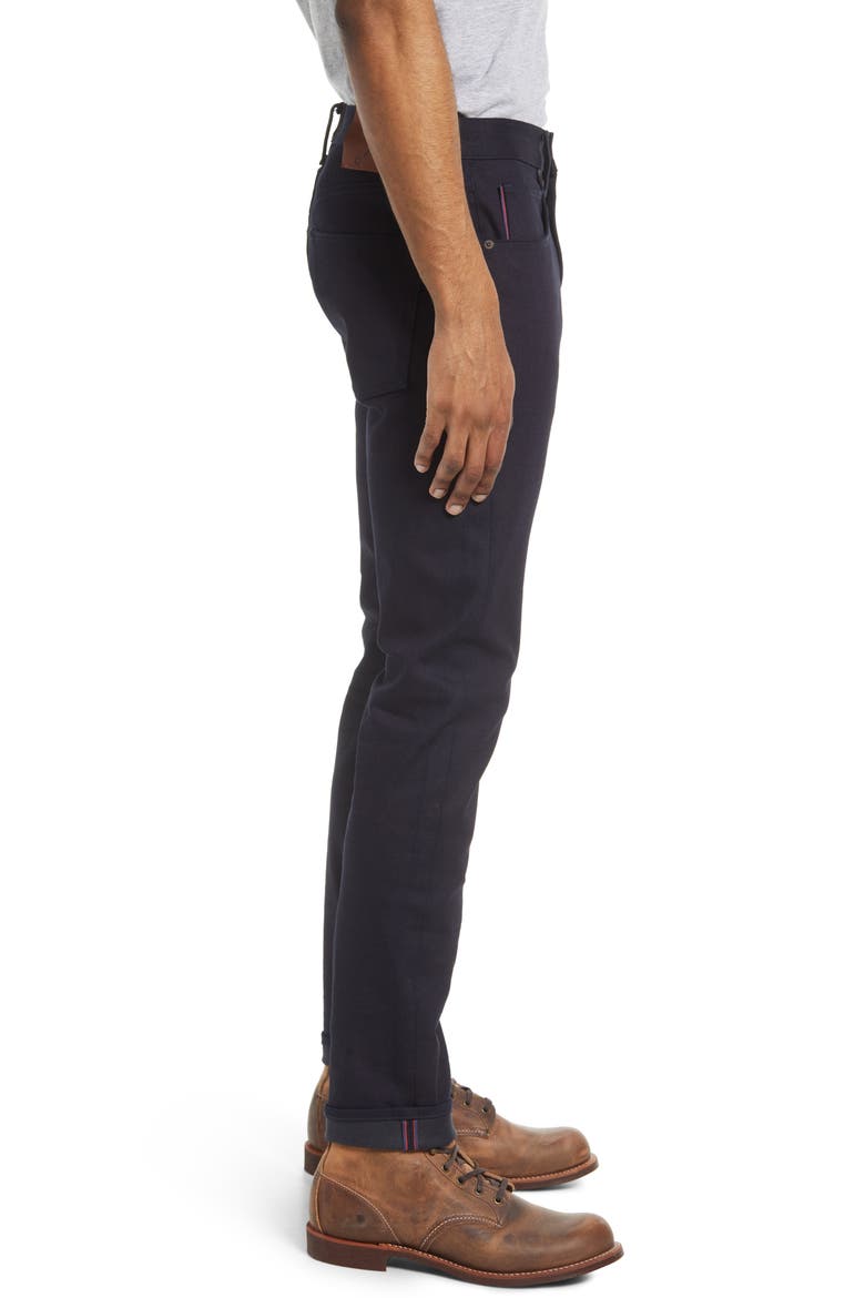 The Scissors Slim Tapered 10.5-Ounce Stretch Selvedge Jeans, Alternate, color, INDIGO BLA