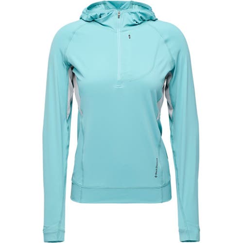 Black Diamond Alpenglow Pro Hooded Top - Women's in Glacier 