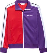 Palm Angels Kids' Logo Color Block Track Jacket