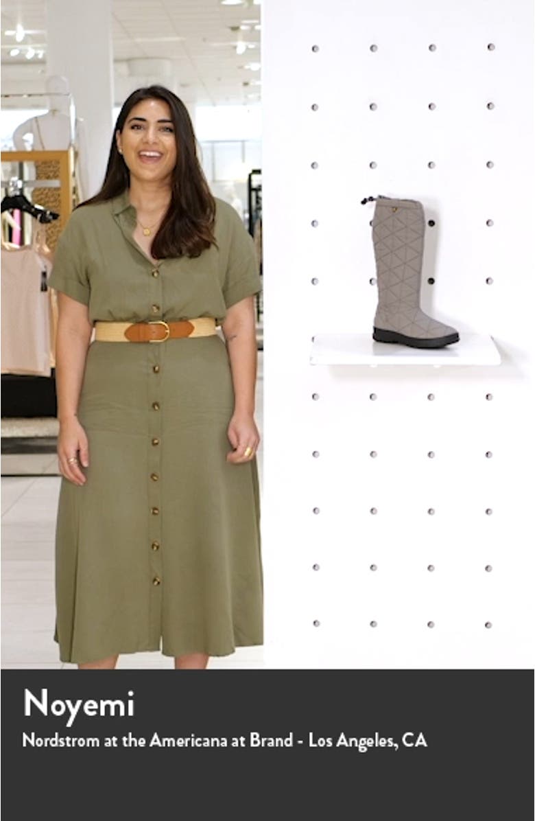Snowday Tall Waterproof Quilted Snow Boot, sales video thumbnail