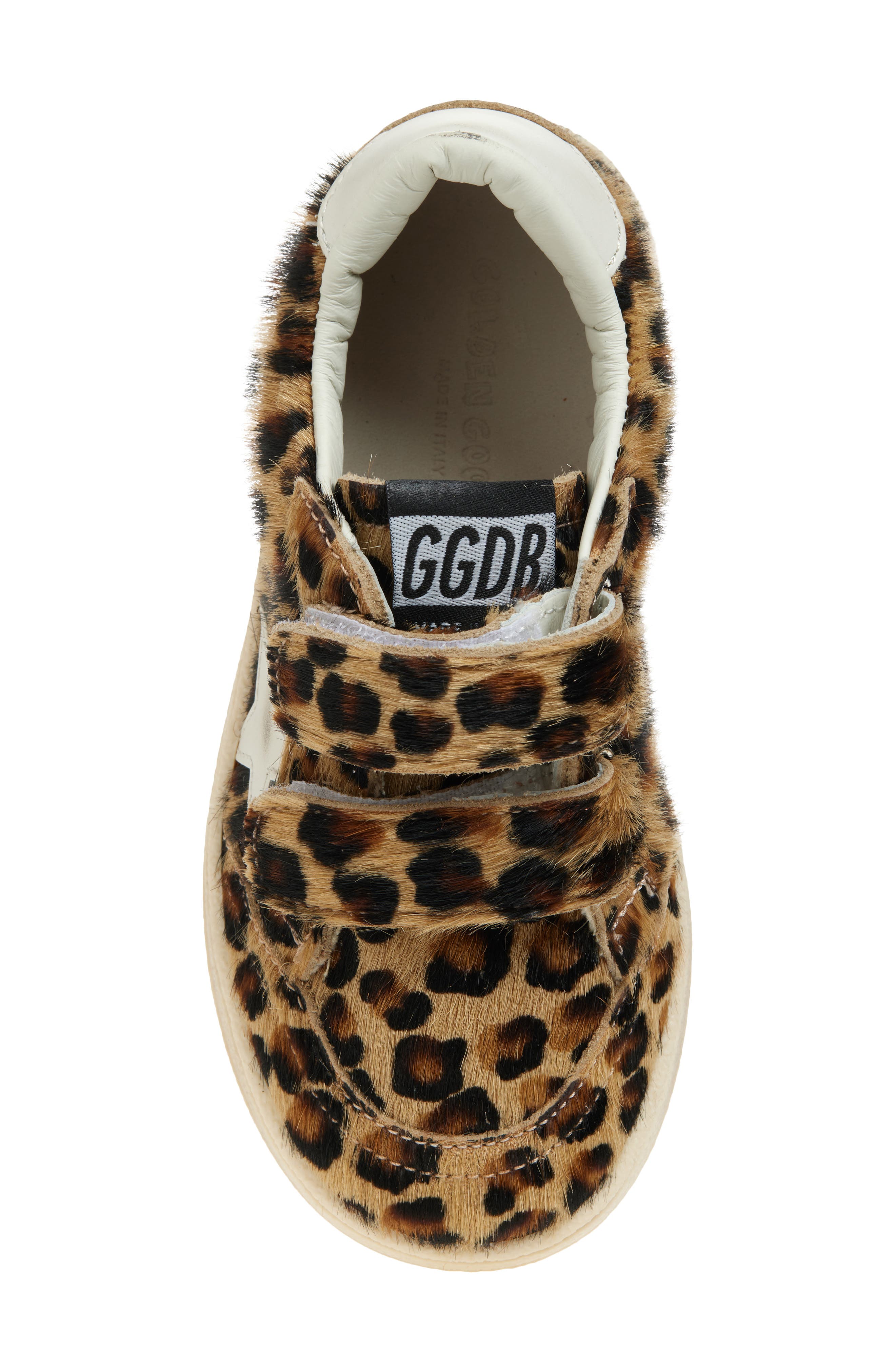 Golden Goose Kids' Ball Star Genuine Calf Hair Sneaker, Alternate, color, Brown And Black Leo/ Pink