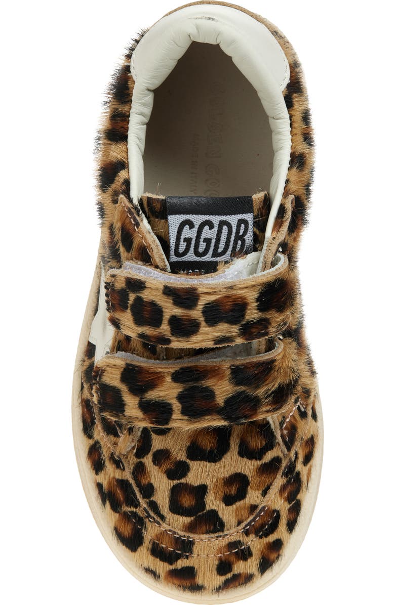 Golden Goose Kids' Ball Star Genuine Calf Hair Sneaker, Alternate, color, Brown And Black Leo/ Pink