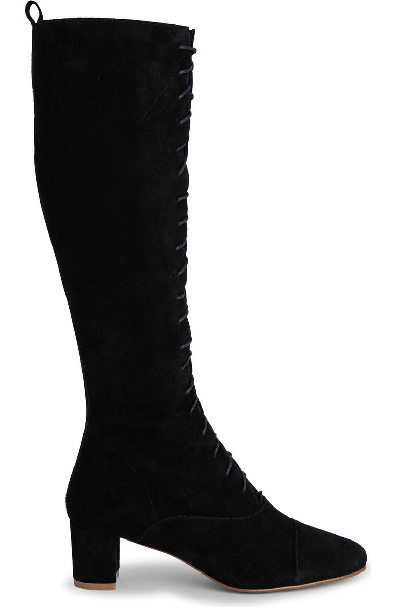 By Far Lada Lace-Up Tall Boot, Alternate, color,