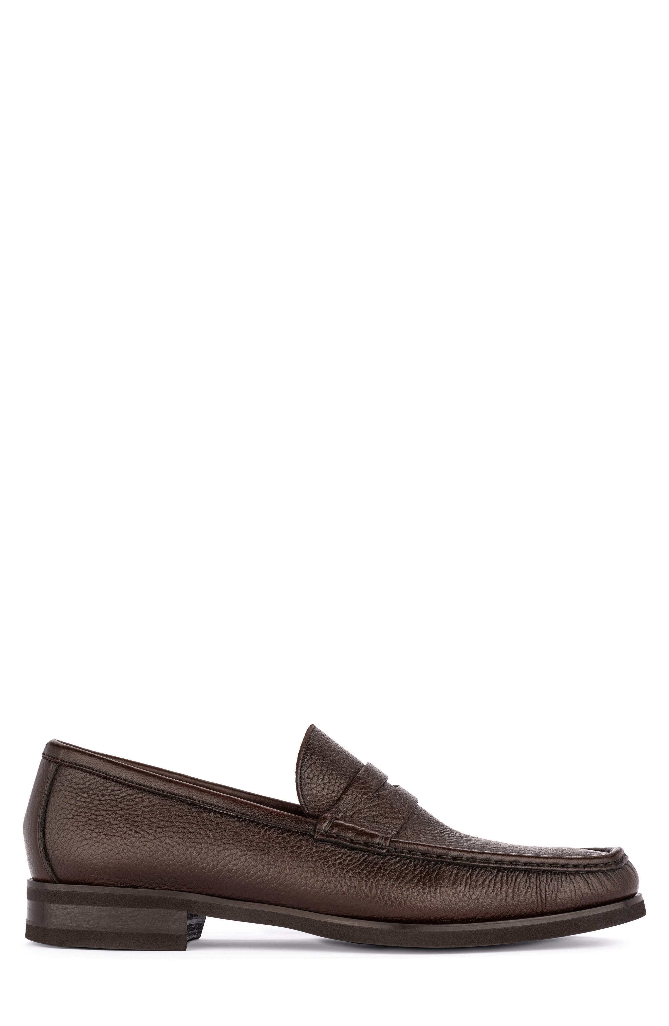 Pernell Penny Loafer, Alternate, color, BROWN