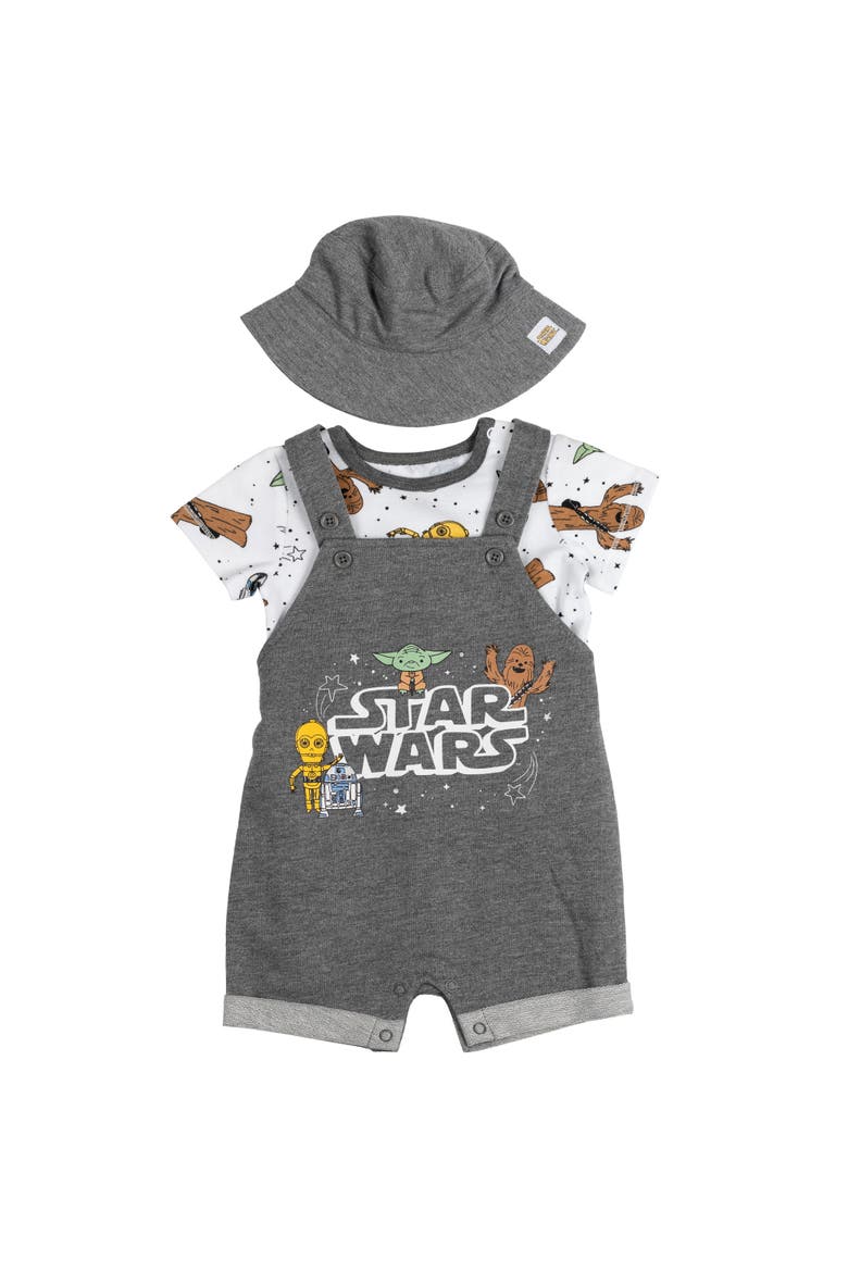 Shortall T-Shirt and Bucket Hat Set, Alternate, color, Star Wars Dark Gray