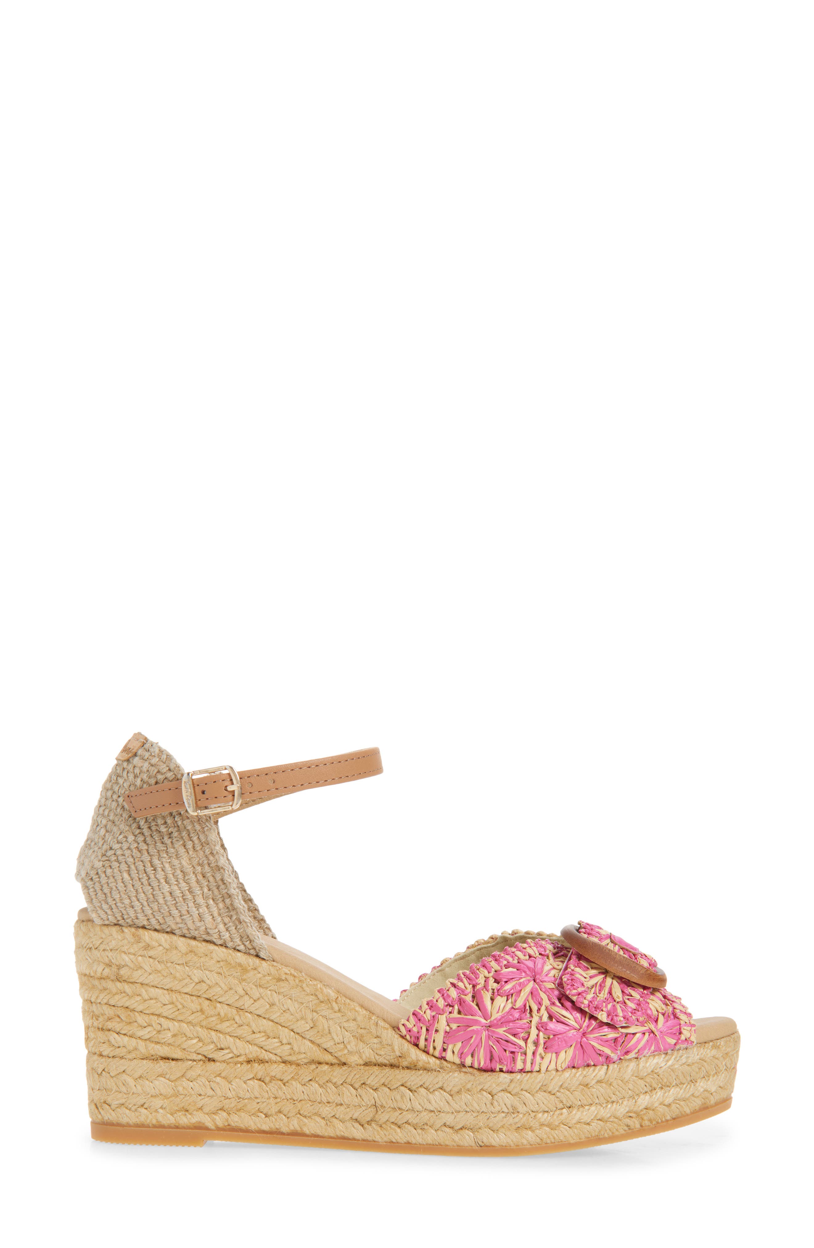 Lia Espadrille Ankle Strap Sandal, Alternate, color, ROSA