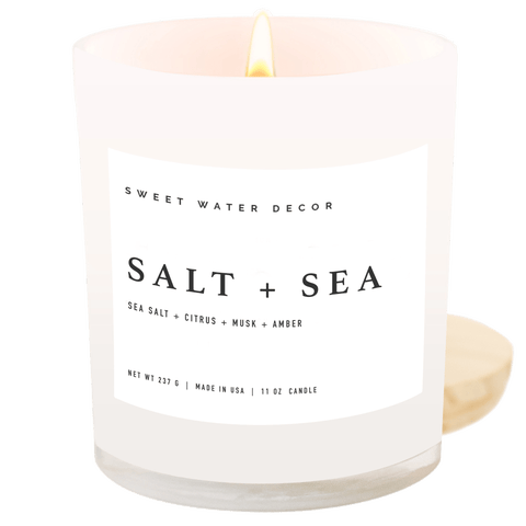 11oz White Jar Candle - Spa Scents