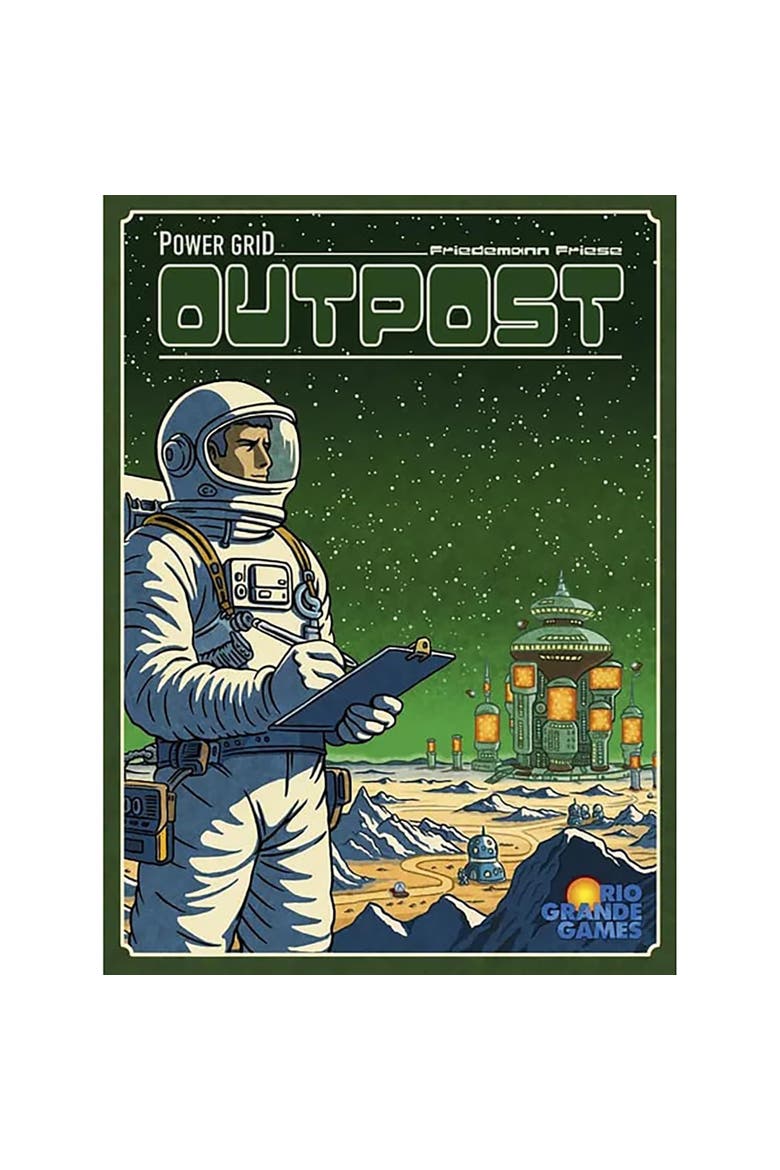 Power Grid Outpost Economic Strategy Game, Ages 14+, Alternate, color, Multicolored