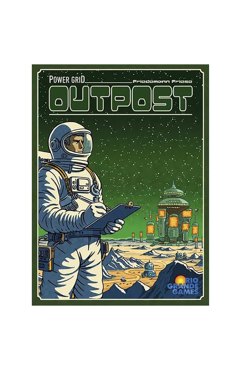 Rio Grande Games Power Grid Outpost Economic Strategy Game, Ages 14+, Alternate, color, Multicolored