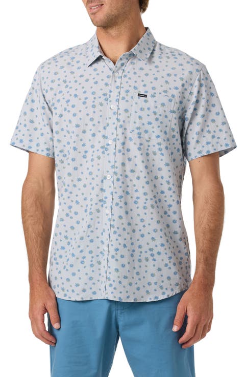 Oasis Floral Short Sleeve Button-Up Shirt