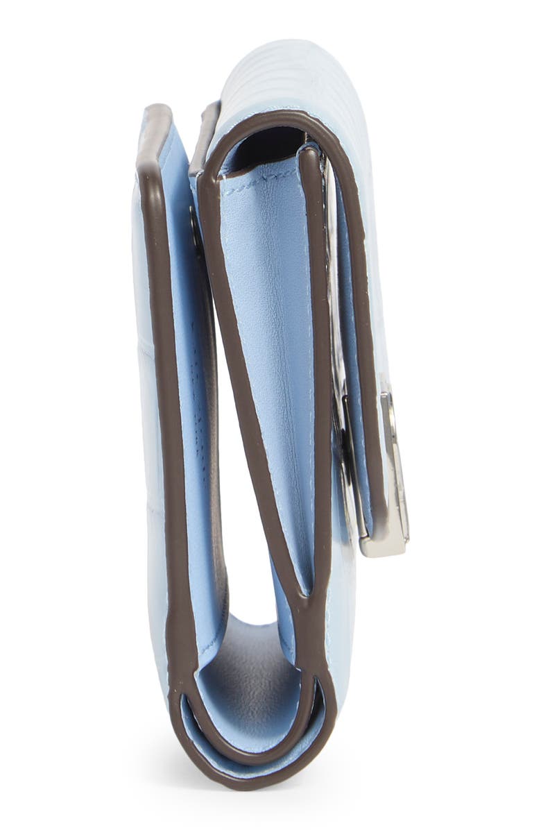 Kate Spade New York dakota croc embossed leather wallet, Alternate, color, North Star