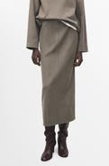 MANGO Opening Pencil Skirt