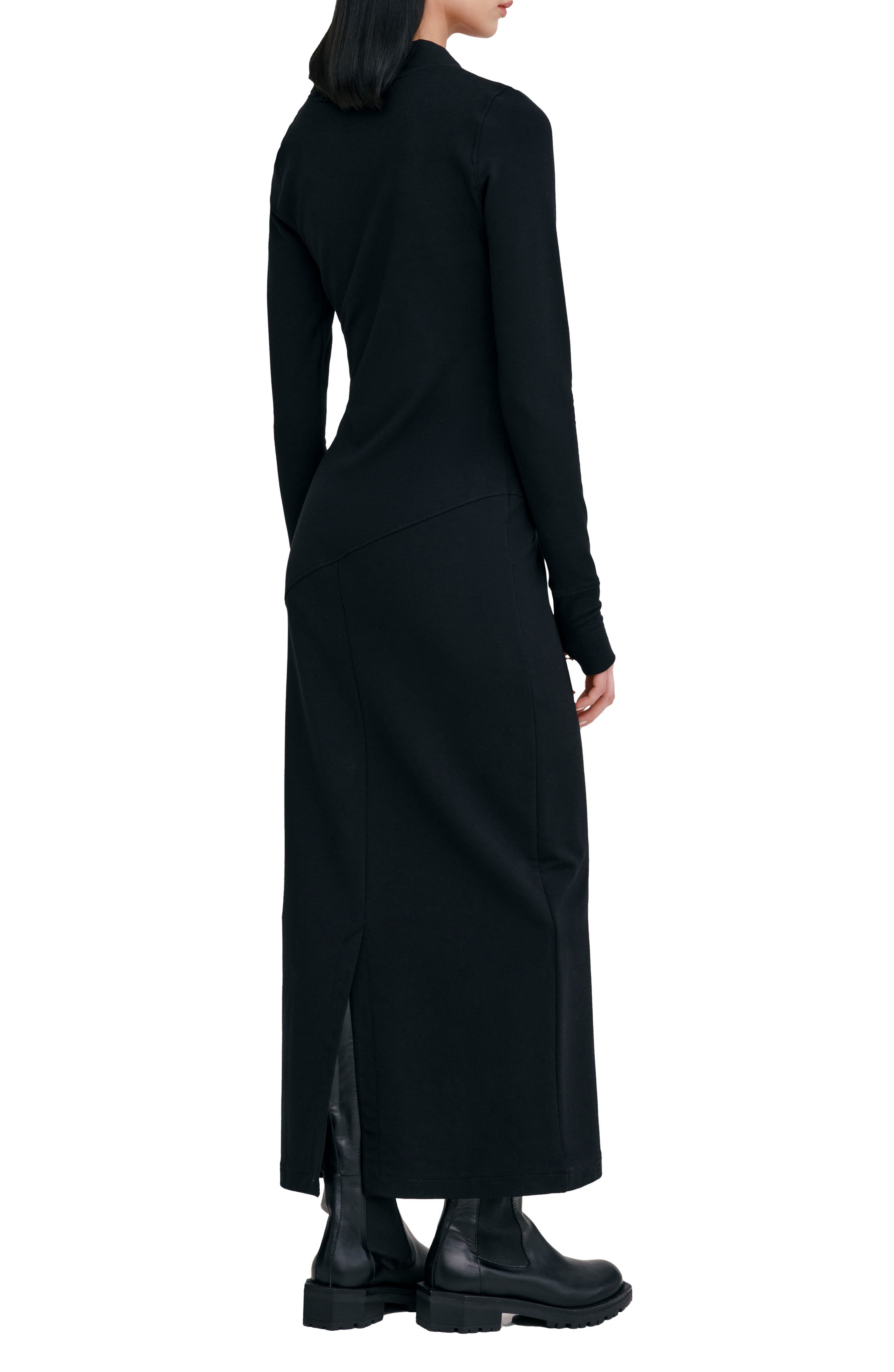 Broome Asymmetric Half Zip Long Sleee Maxi Dress - image 2