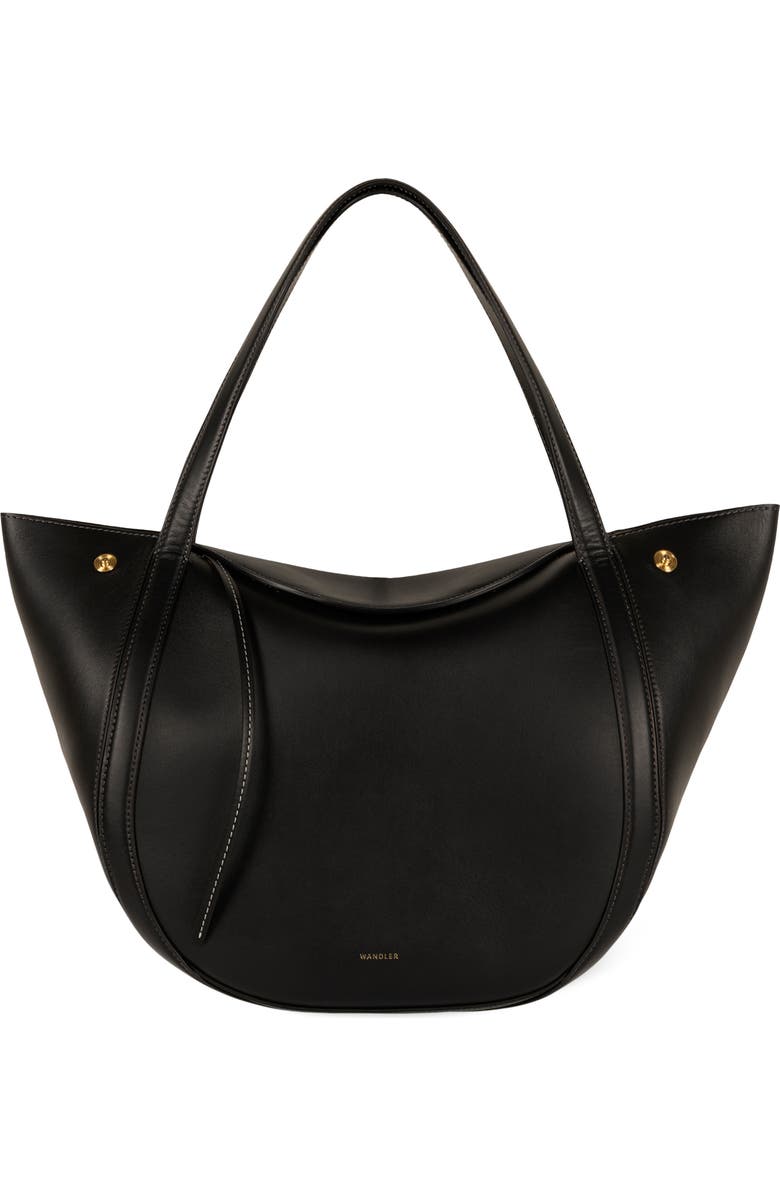 Wandler Lin Leather Hobo Bag, Alternate, color,